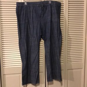 Lane Bryant denim trouser